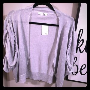 Silver shrug, plus size